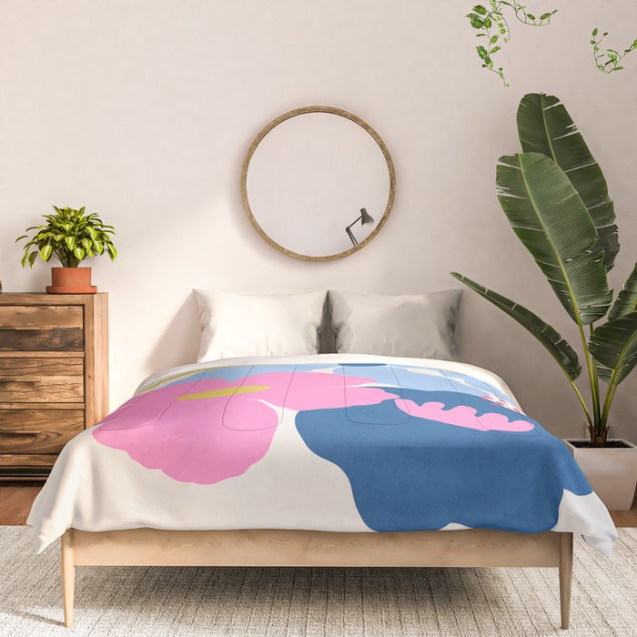 Paper Blooms - tropical Comforter Gallery Image 3