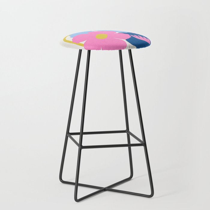 Paper Blooms - tropical Stool Gallery Image 1
