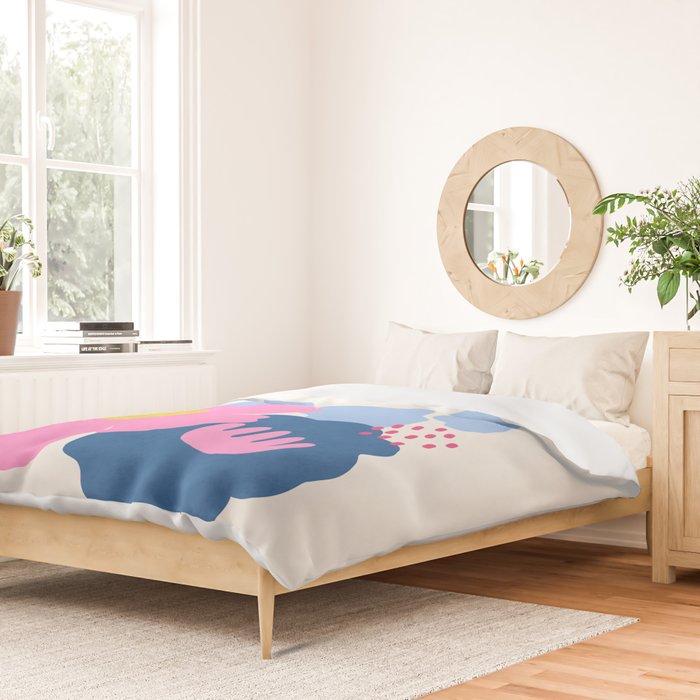 Paper Blooms - tropical Duvet Cover Gallery Image 2