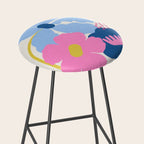 Paper Blooms - tropical Stool Gallery Image 2