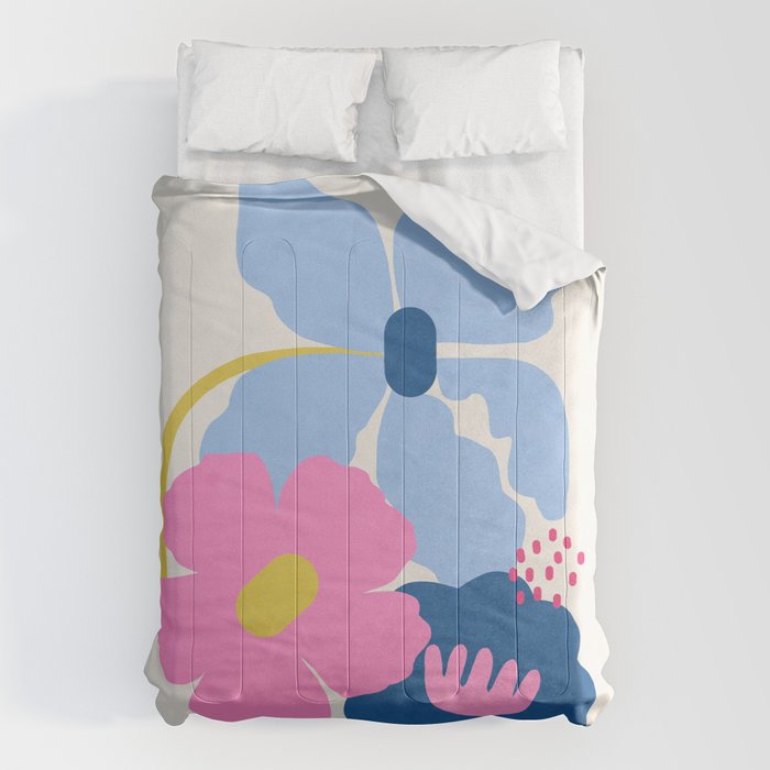 Paper Blooms - tropical Comforter Gallery Image 6