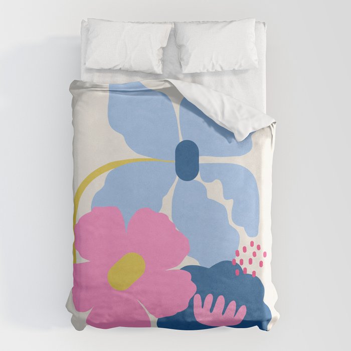 Paper Blooms - tropical Duvet Cover Gallery Image 1