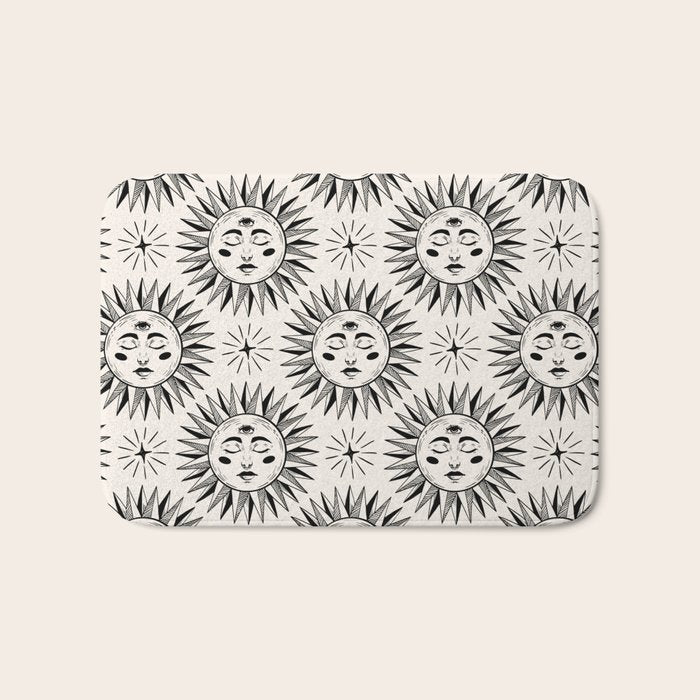 Vintage Sun Bath Mat Gallery Image 1