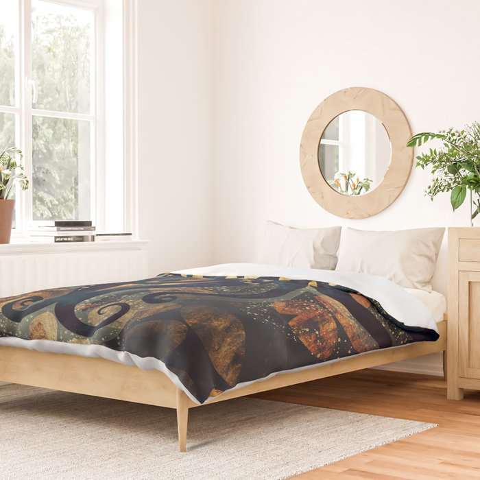 Metallic Ocean Duvet Cover Gallery Image 2