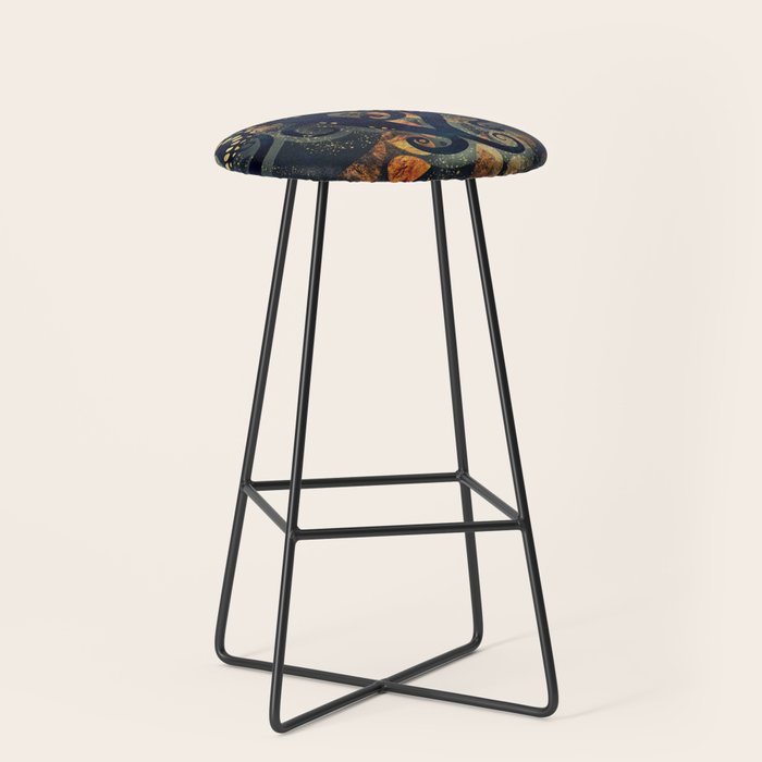 Metallic Ocean Stool Gallery Image 1