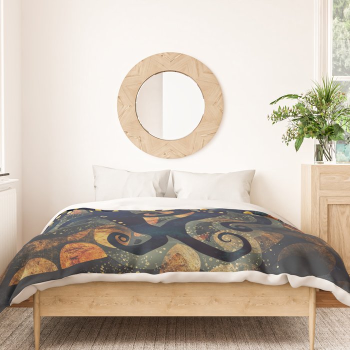 Metallic Ocean Duvet Cover Gallery Image 3