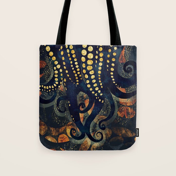 Metallic Ocean Tote Bag Gallery Image 1