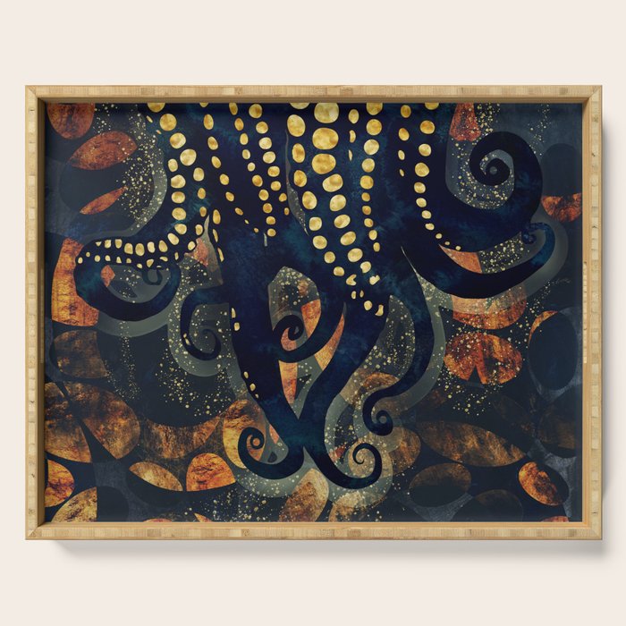 Metallic Ocean Serving Tray Gallery Image 1