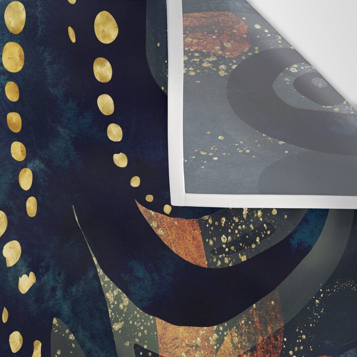 Metallic Ocean Wall Tapestry Gallery Image 3