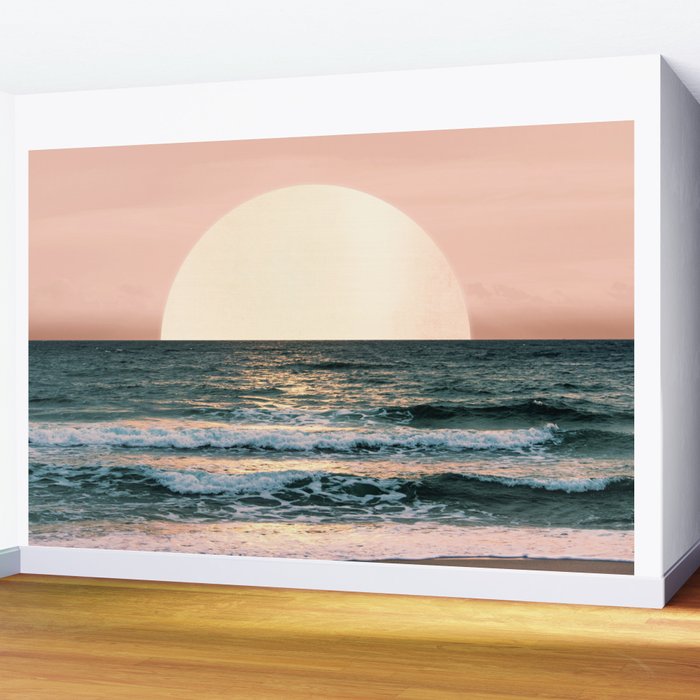 Summer Sunset Wall Mural Gallery Image 2