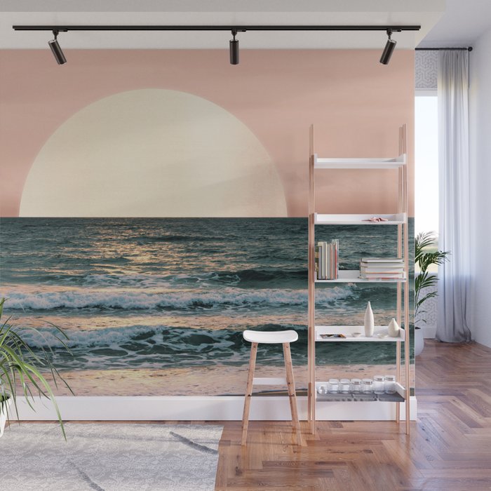 Summer Sunset Wall Mural Gallery Image 1
