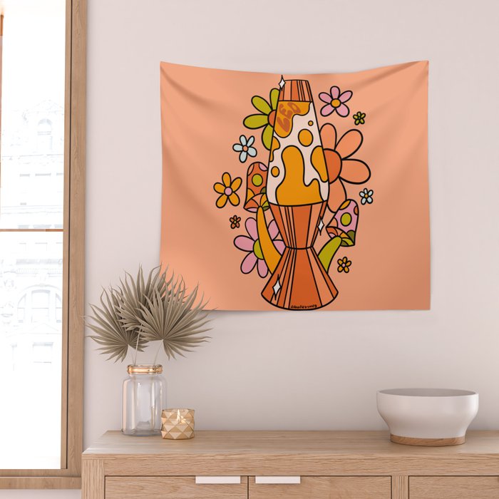 Leo Lava Lamp Wall Tapestry Gallery Image 2