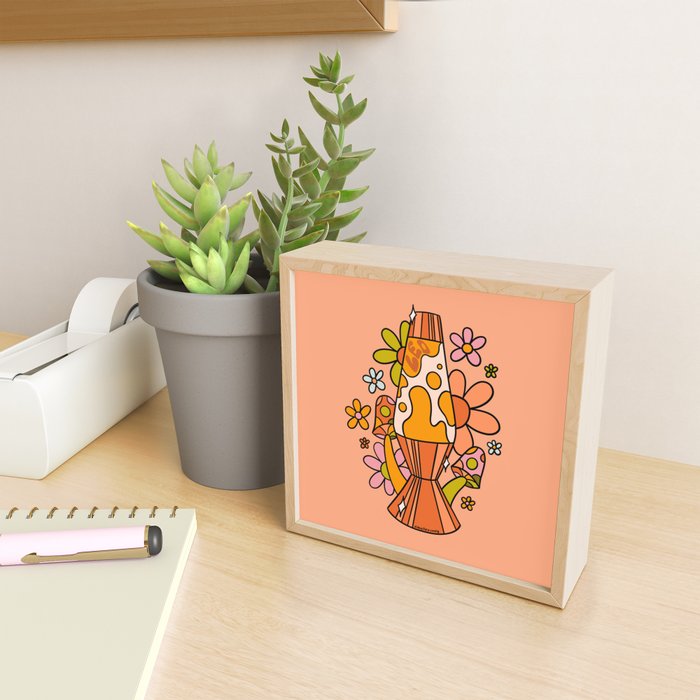 Leo Lava Lamp Mini Art Print Gallery Image 2