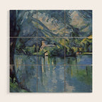 Paul Cezanne "The Lac d'Annecy", 1896 Wood Wall Art Gallery Image 1