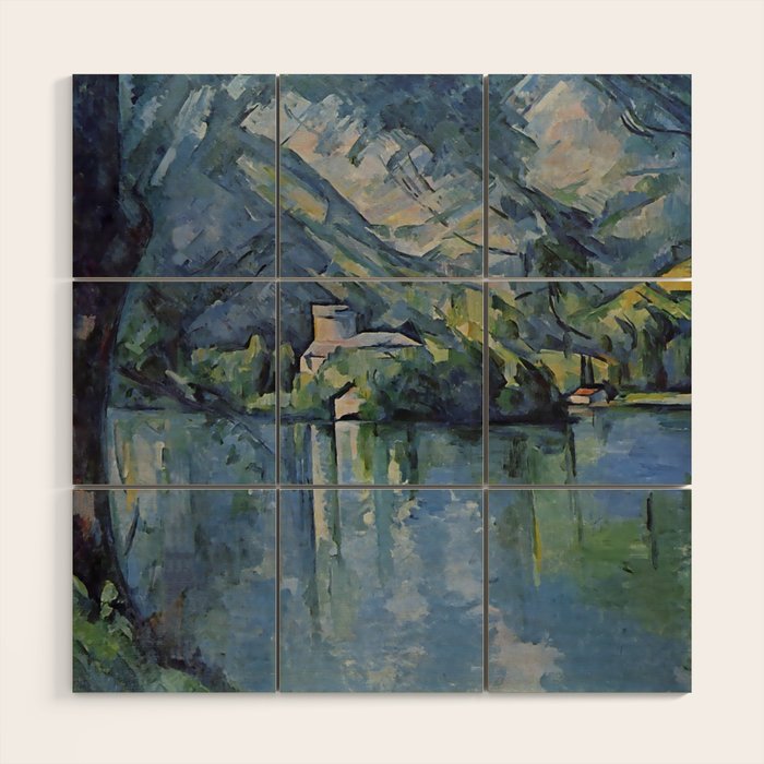 Paul Cezanne "The Lac d'Annecy", 1896 Wood Wall Art Gallery Image 1