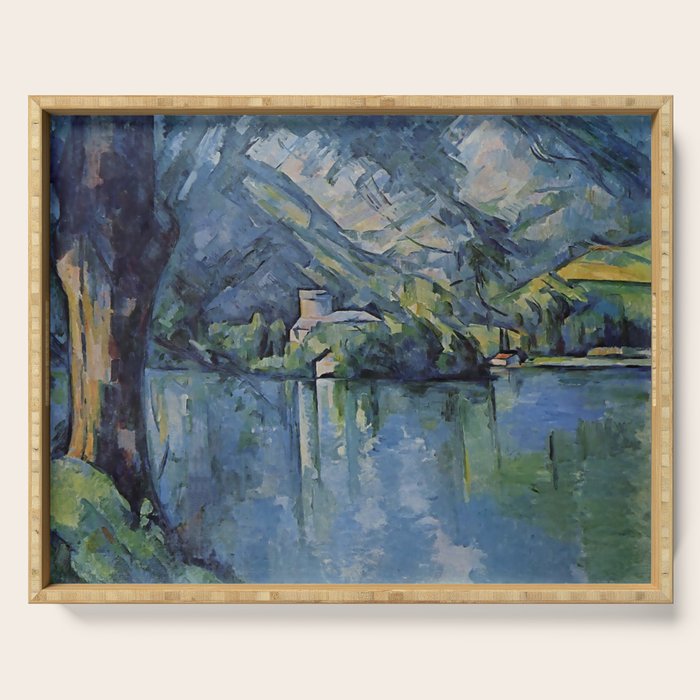 Paul Cezanne "The Lac d'Annecy", 1896 Serving Tray Gallery Image 1