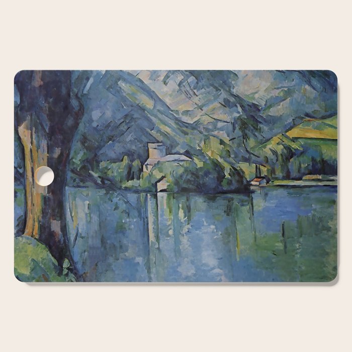 Paul Cezanne "The Lac d'Annecy", 1896 Cutting Board Gallery Image 1