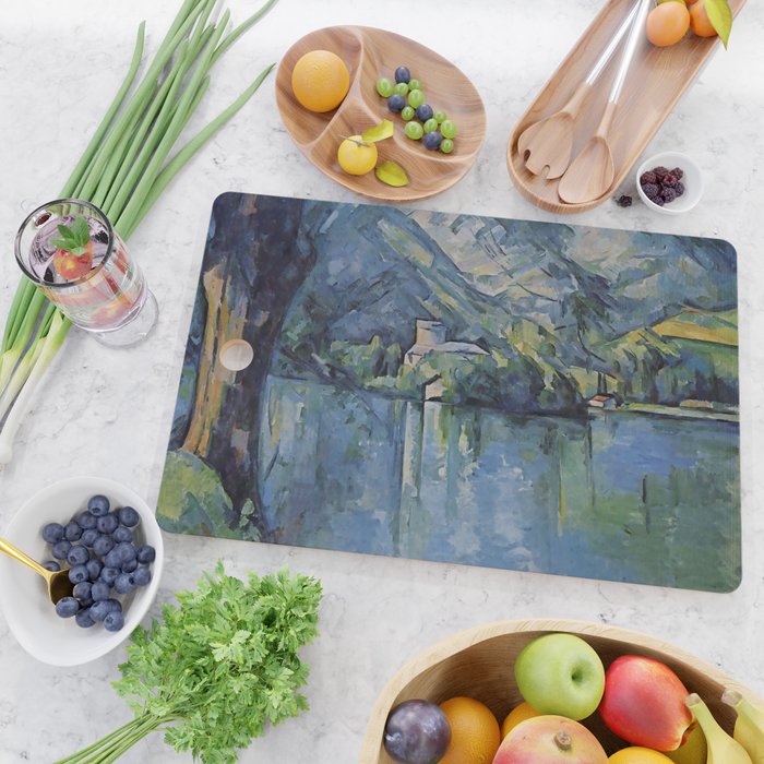 Paul Cezanne "The Lac d'Annecy", 1896 Cutting Board Gallery Image 2