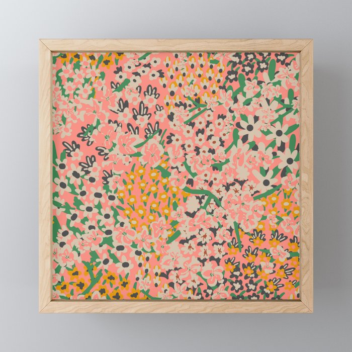 BENGAL MAYA FLORAL Mini Art Print Gallery Image 1
