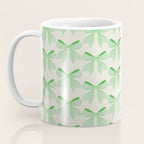 Elegant Light Green Bow Pattern A Classic and Stylish Design for Any Occasion Coffee Mug Gallery Image 3