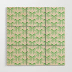 Elegant Light Green Bow Pattern A Classic and Stylish Design for Any Occasion Wood Wall Art Gallery Image 1