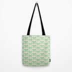 Elegant Light Green Bow Pattern A Classic and Stylish Design for Any Occasion Tote Bag Gallery Image 2
