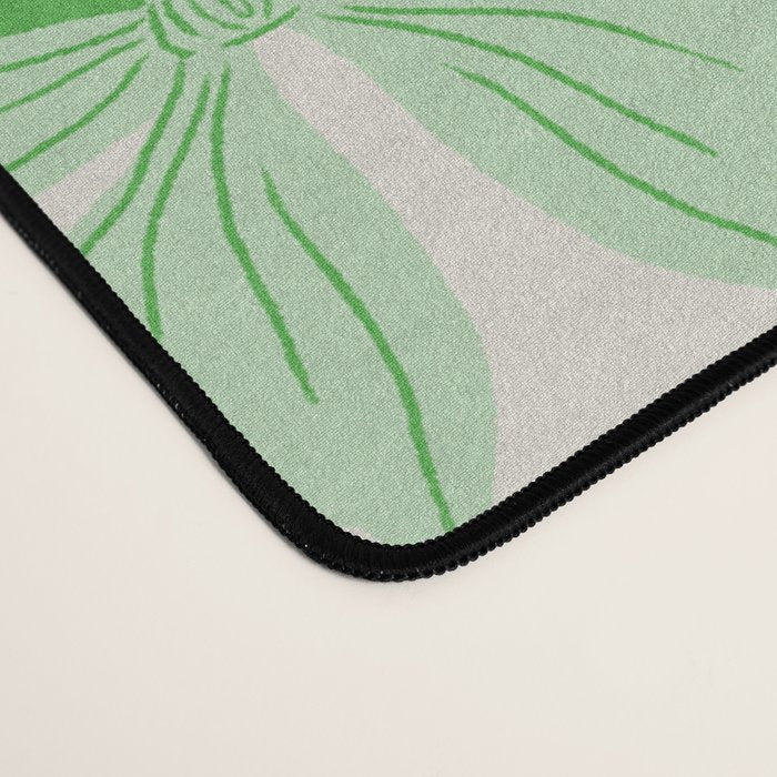 Elegant Light Green Bow Pattern A Classic and Stylish Design for Any Occasion Desk Mat Gallery Image 4