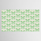 Elegant Light Green Bow Pattern A Classic and Stylish Design for Any Occasion Tablecloth Gallery Image 2