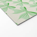 Elegant Light Green Bow Pattern A Classic and Stylish Design for Any Occasion Welcome Mat Gallery Image 2