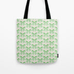 Elegant Light Green Bow Pattern A Classic and Stylish Design for Any Occasion Tote Bag Gallery Image 1
