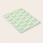 Elegant Light Green Bow Pattern A Classic and Stylish Design for Any Occasion Notebook Gallery Image 3