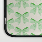 Elegant Light Green Bow Pattern A Classic and Stylish Design for Any Occasion Laptop Sleeve Gallery Image 3