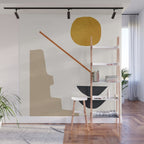 abstract minimal 6 Wall Mural Gallery Image 1