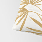 Metallic Gold Fan Palm Pillow Sham Gallery Image 4