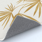 Metallic Gold Fan Palm Rug Gallery Image 4