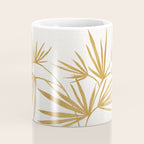 Metallic Gold Fan Palm Coffee Mug Gallery Image 4