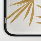 Metallic Gold Fan Palm Laptop Sleeve Gallery Image 3