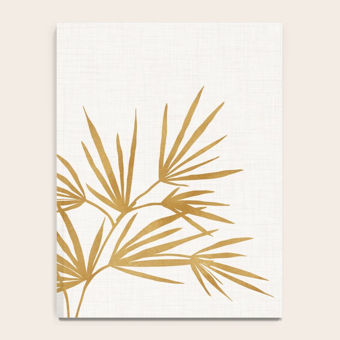 Metallic Gold Fan Palm Notebook Gallery Image 4
