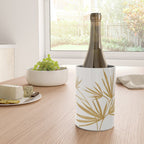 Metallic Gold Fan Palm Wine Chiller Gallery Image 4
