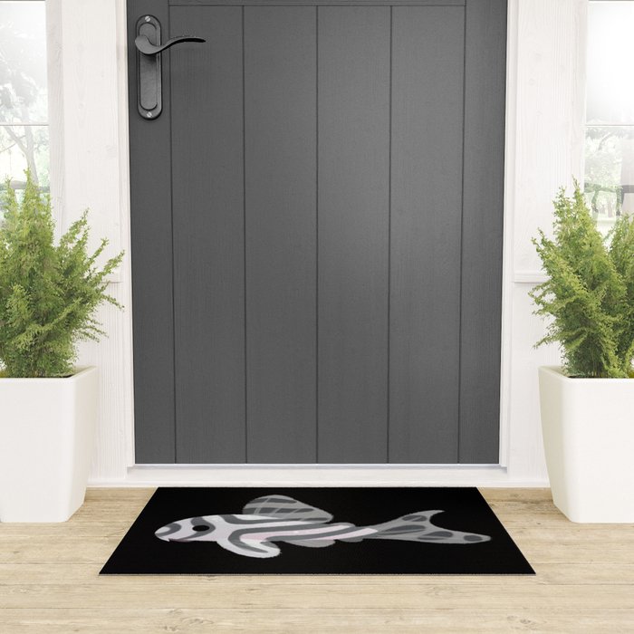 Pleco! - white Welcome Mat Gallery Image 3