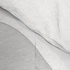 Milky Waves, Abstract Black White Monochromatic, Minimal Minimalistic Minimalism Photography Calm Comforter Gallery Image 4