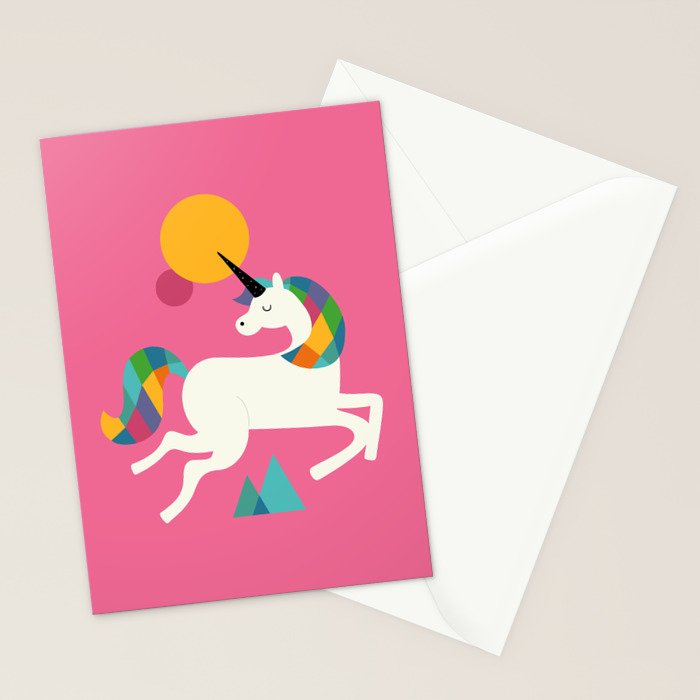 To be a unicorn Stationery Card Gallery Image 2