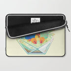 Ocean terrarium - Boxer crab, hermit crab Laptop Sleeve Gallery Image 2