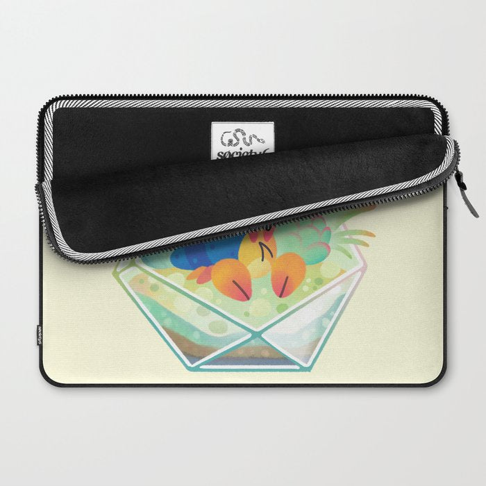 Ocean terrarium - Boxer crab, hermit crab Laptop Sleeve Gallery Image 2