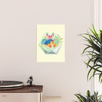 Ocean terrarium - Boxer crab, hermit crab Poster Gallery Image 2