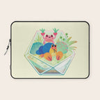 Ocean terrarium - Boxer crab, hermit crab Laptop Sleeve Gallery Image 1