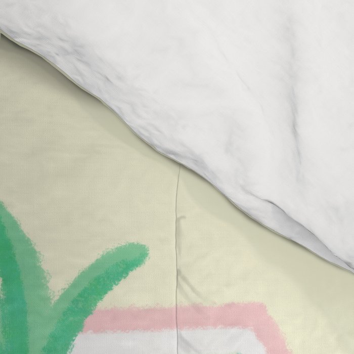 Ocean terrarium - Boxer crab, hermit crab Comforter Gallery Image 4