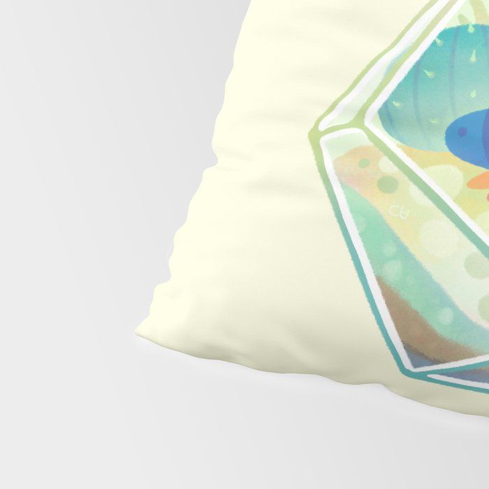 Ocean terrarium - Boxer crab, hermit crab Pillow Sham Gallery Image 4