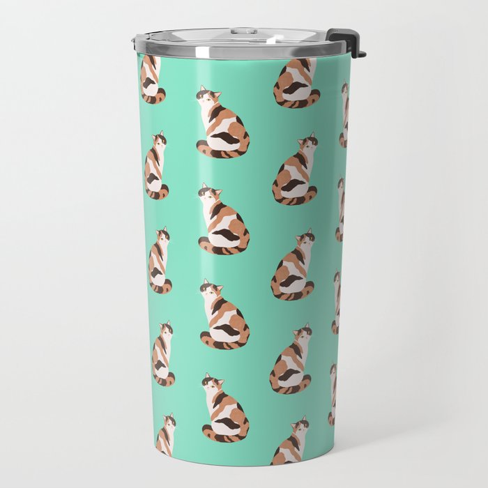 Spotted Cat Travel Mug Gallery Image 2