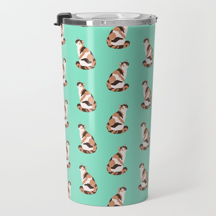 Spotted Cat Travel Mug Gallery Image 3